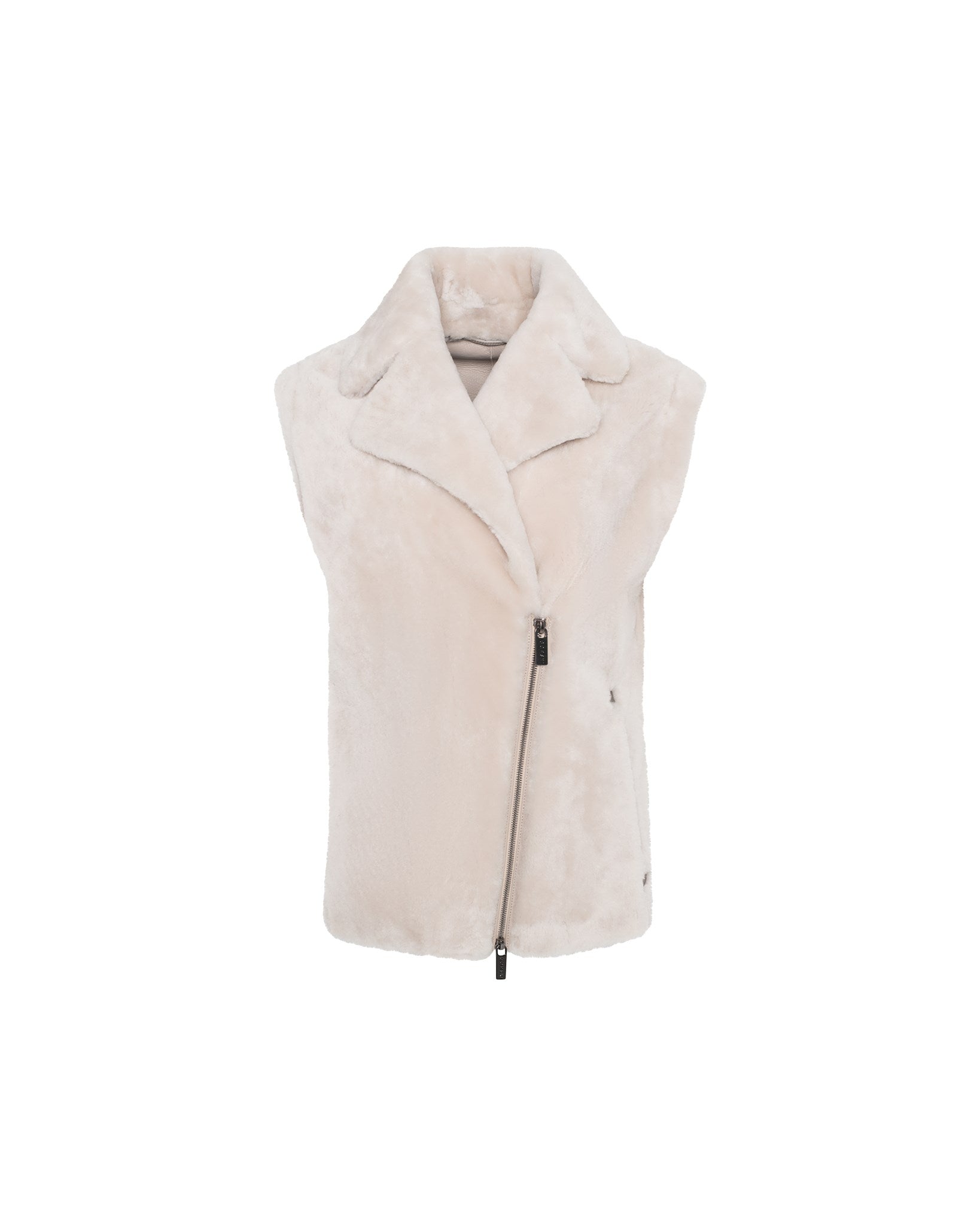 SHEARLING LAMB ZIP VEST